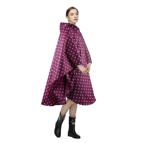 Fashion rain poncho - rain, unisex