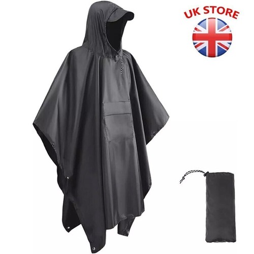 Regenponcho mit kapuze - 3-in-1,