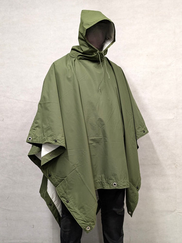 British army green poncho foul - british,