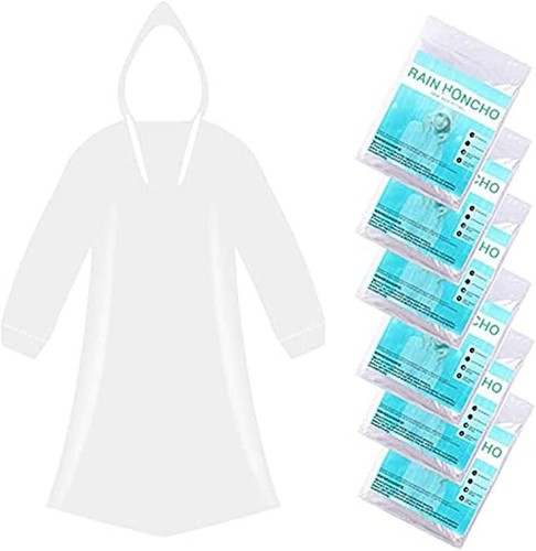 6er pack regenponchos - regenponchos, für