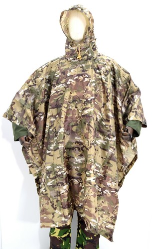 British army style - mtp, poncho