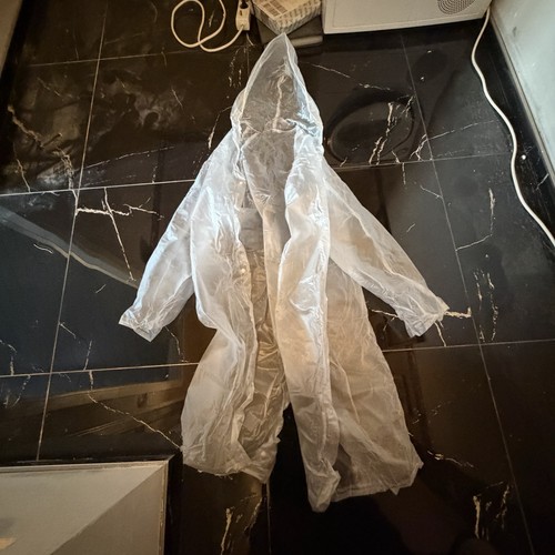 Transparenter regenmantel - transparenter, l